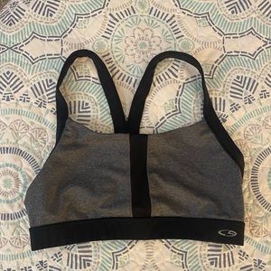 Black and Gray Champion Sports Bra
